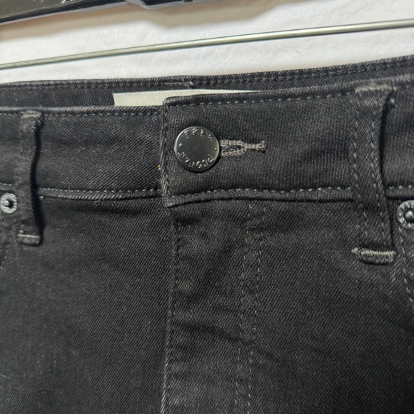 Free People Distressed Jean High Waisted Cut Off Stretchy Denim Booty Shorts - Picture 9 of 9